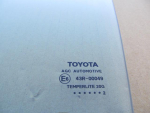 Стекло двери задней левой для Toyota Camry V50 2011-2018, OEM 68114-33170 - вид 2 (фото)