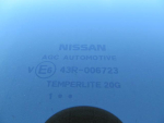 Стекло двери задней правой для Nissan X-Trail (T31) 2007-2014, OEM 82300-JG10E - вид 2 (фото)