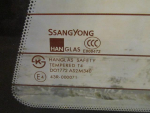 Стекло заднее для Ssang Yong Actyon 2007> - вид 2 (фото)