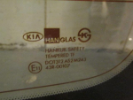 Стекло заднее для Kia Carnival 1999-2005, OEM 0K5536293XE - вид 2 (фото)