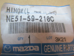 Петля двери передней левой для Mazda MX-5 III (NC) 2005>, OEM NE5159210C - вид 3 (фото)