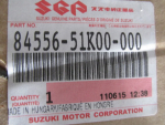 Стекло двери задней левой (форточка) для Suzuki Splash 2008>, OEM 84556-51K00-000 - вид 3 (фото)