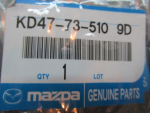 Стекло двери задней левой для Mazda CX 5 2012>, OEM KD47735109D - вид 2 (фото)