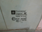 Стекло двери передней левой для Opel Astra H 2004>, OEM 93183612 - вид 2 (фото)