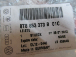 Накладка порога для Audi A5/S5 2007-2016, OEM 8T8853373B01C - вид 3 (фото)