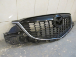 Решетка радиатора для Mazda CX 5 2012>, OEM KD45-50-710E - вид 2 (фото)