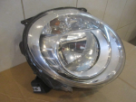 Фара правая для Fiat 500 2008>, OEM 45540711DX - вид 2 (фото)
