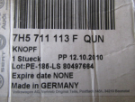 Накладка для Volkswagen Transporter T5 2003-2015, OEM 7H5711113FQUN - вид 3 (фото)
