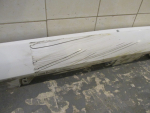 Накладка на порог для Toyota Camry V50 2011-2018, OEM 7585106250 - вид 3 (фото)
