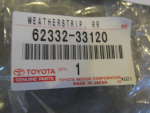 Уплотнитель для Lexus ES 2012-2018, OEM 6233233120 - вид 2 (фото)