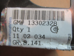 Кронштейн крепления правого крыла для Opel Astra J 2010>, OEM 13302328 - вид 3 (фото)
