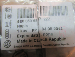 Эмблема для Skoda Octavia III (A7) 2013-2020, OEM 5E0853687 - вид 2 (фото)