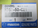 Решетка в бампер левая для Mazda CX 5 2012>, OEM KD5350C21 - вид 3 (фото)