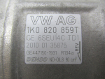 Компрессор кондиционера для Volkswagen Polo Sedan 2011-2020, OEM 1K0820859T - вид 3 (фото)