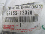 Направляющая заднего бампера для Toyota Corolla E15 2006-2013, OEM 5215512320 - вид 4 (фото)
