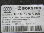 Обшивка багажника для Audi A6 [C7,4G] 2011-2018, OEM 4G5867975A36R - вид 6 (фото)