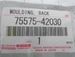 Молдинг заднего стекла для Toyota RAV 4 2013-2019, OEM 7557542030 - вид 3 (фото)