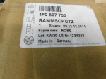 Накладка переднего бампера для Audi A6 Allroad quattro 2005-2012, OEM 4F0807733 - вид 4 (фото)