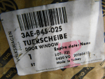 Стекло двери задней левой для Volkswagen Passat B7 2011-2015, OEM 3AE845025 - вид 3 (фото)