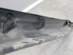 Накладка на порог для Nissan Almera (G15) 2013>, OEM 768514AA0A - вид 2 (фото)