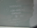 Стекло кузовное глухое левое для Nissan Almera (G15) 2013>, OEM 83301EW000 - вид 2 (фото)