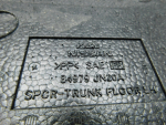 Обшивка пола багажника для Nissan Teana J32 2008-2013, OEM 84979JN20A - вид 3 (фото)