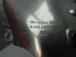 Насадка на глушитель для Mercedes-Benz CLA-Klasse C117 2013>, OEM A2464900327 - вид 4 (фото)