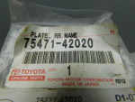 Эмблема для Toyota RAV 4 2000-2005, OEM 7547142020 - вид 2 (фото)