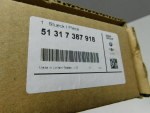 Молдинг лобового стекла для BMW X5 F15 2013-2018, OEM 51317387918 - вид 3 (фото)