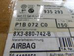 Подушка безопасности боковая (шторка) для Audi A1 2010-2018, OEM 8X3880742B - вид 2 (фото)