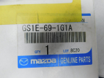 Стекло зеркала правого для Mazda 3 (BL) 2008-2013, OEM GS1E691G1A - вид 3 (фото)