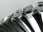 Решетка в бампер правая для BMW X1 E84 2009-2015, OEM 51112993308 - вид 3 (фото)