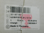 Стекло зеркала левого для Volkswagen Crafter 2006-2017, OEM 2E1857587 - вид 3 (фото)