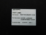 Обшивка крышки багажника для Toyota Camry V50 2011-2018, OEM 6471906251С0 - вид 4 (фото)