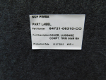 Обшивка багажника для Toyota Camry V50 2011-2018, OEM 6472106310С0 - вид 3 (фото)