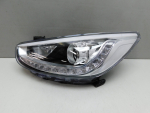 Фара левая для Hyundai Solaris 2010-2017, OEM 921014L500 - вид 1 (фото)
