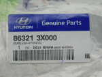 Эмблема для Hyundai Solaris 2010-2017, OEM 863213X000 - вид 2 (фото)