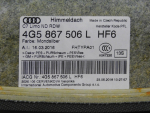 Обшивка потолка для Audi A6 [C7,4G] 2011-2018, OEM 4G5867506 - вид 3 (фото)