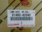 Фонарь задний в бампер левый для Toyota RAV 4 2013-2019, OEM 8149042040 - вид 3 (фото)