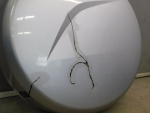 Кожух запасного колеса для Toyota RAV 4 2006-2013, OEM 6477142U11 - вид 2 (фото)