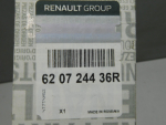 Накладка на решетку радиатора для Renault Sandero 2014>, OEM 620724436R - вид 3 (фото)