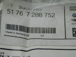 Эмблема для BMW 3-серия F30 2011>, OEM 51767288752 - вид 3 (фото)