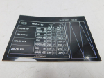 Наклейка для Mercedes-Benz GLC-Class X253 2015>, OEM A2535840607 - вид 1 (фото)
