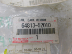 Уплотнитель для Toyota Corolla E12 2001-2006, OEM 6481352010 - вид 2 (фото)