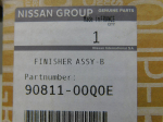 Накладка двери багажника для Nissan Terrano (D10) 2014>, OEM 9081100Q0E - вид 3 (фото)