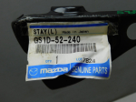 Кронштейн крепления левого крыла для Mazda 6 (GH) 2007-2013, OEM GS1D52240 - вид 3 (фото)