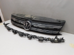 Решетка радиатора для Volkswagen Tiguan 2007-2017, OEM 5N0853653F - вид 3 (фото)