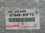 Накладка зеркала левого для Toyota Land Cruiser (200) 2008>, OEM 8794860F70 - вид 3 (фото)
