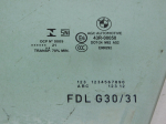 Стекло двери передней левой для BMW 5-серия G30 2016>, OEM 51337339455 - вид 3 (фото)