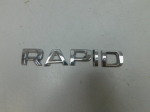 Эмблема для Skoda Rapid 2013-2020, OEM 5JA853687A2ZZ - вид 1 (фото)